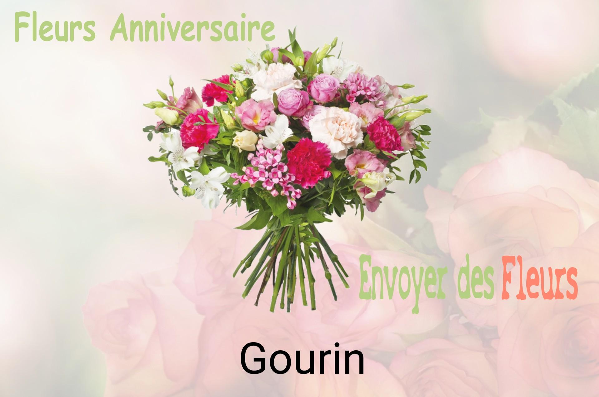 Bouquet de fleurs d’anniversaire livré à Gourin