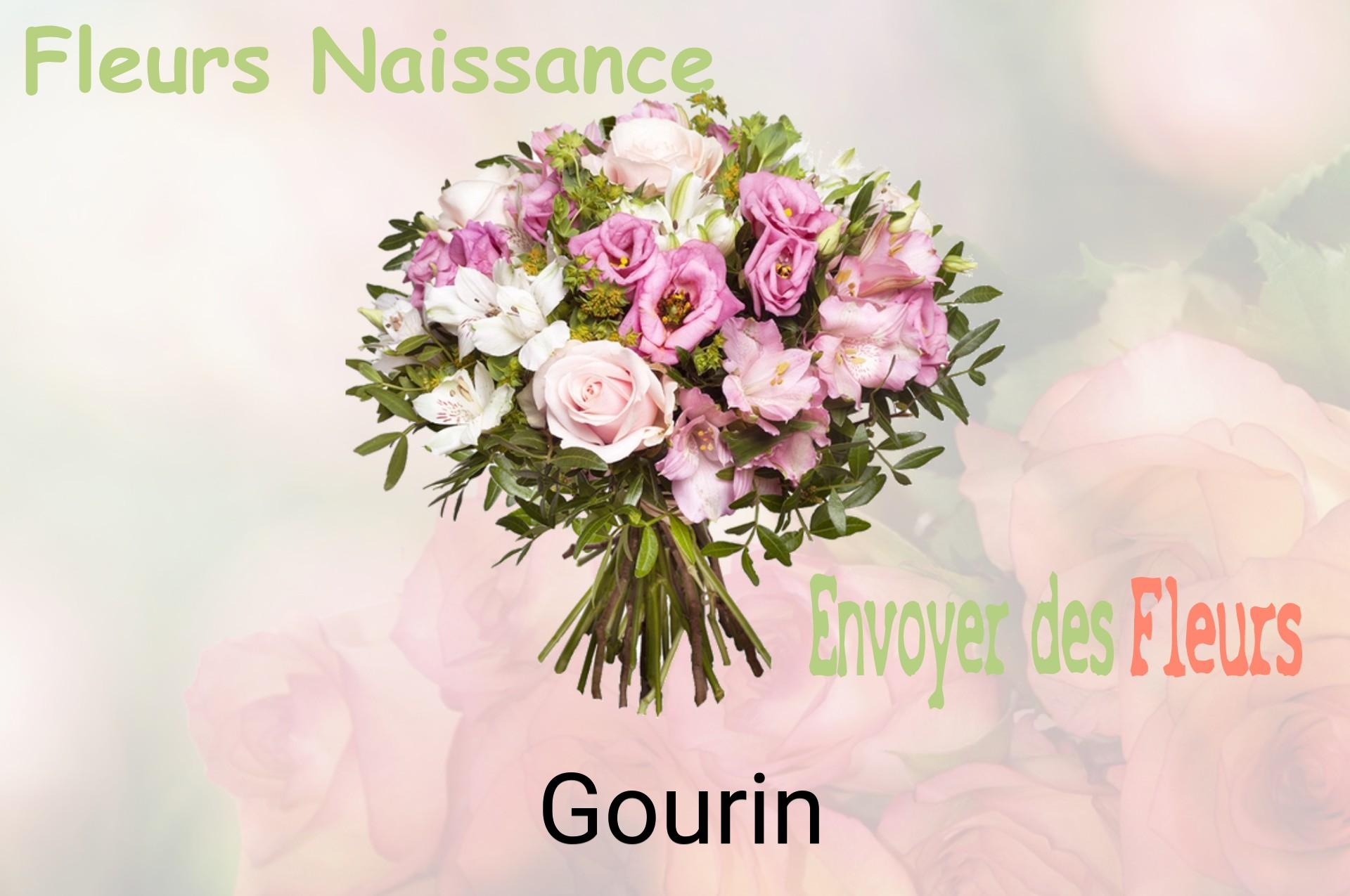 Bouquet de fleurs de naissance livré à Gourin